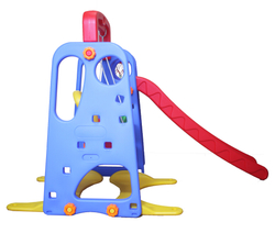 Детский комплекс Капризун с качелями и прямой горкой