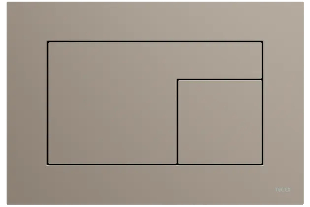 Панель смыва TECEvelvet для системы двойного смыва, цвет бежево-коричневый