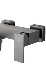 Смеситель для ванны с душем WONZON & WOGHAND CUBE, Темный графит (WW-88639016-BGM)