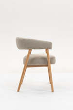 Стул обеденный Zubo с деревянными ножками бежевый 2 шт.