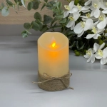 Сувенир с подсветкой «Свеча - Пламя» 7,5*12,5 см (работает от батареек 3 ААА)