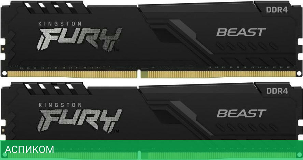 Оперативная память Kingston KF432C16BBK2/16 CL-16