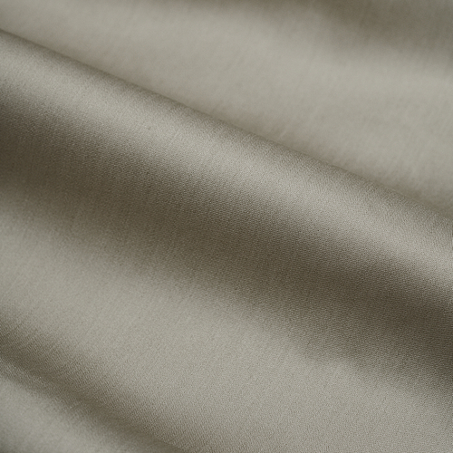 Сатиновая простынь на резинке НАТЕСМИО 80х200 | темно-бежевый