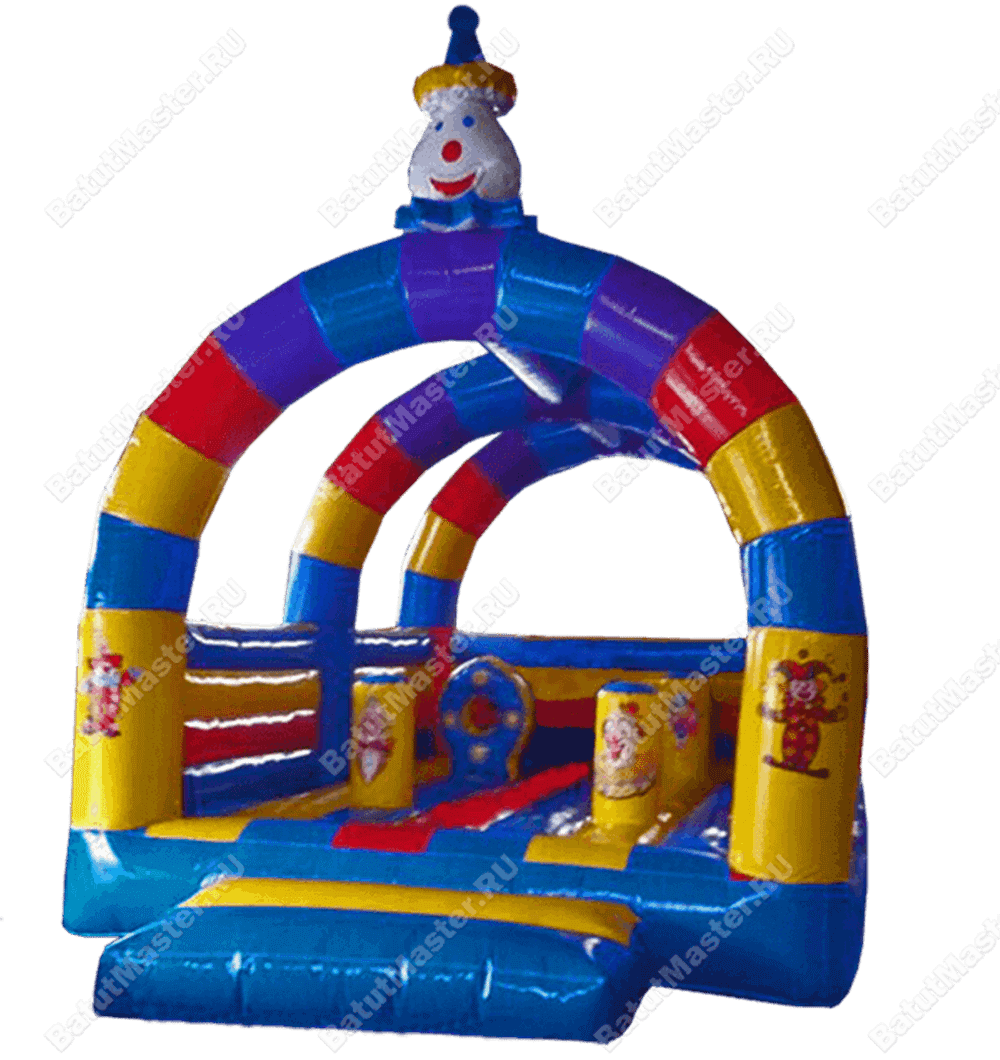 Уличный надувной батут "Клоунада"