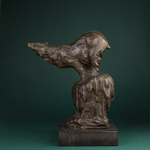 Кабинетная скульптура в стиле Ар-Деко «Медведь»