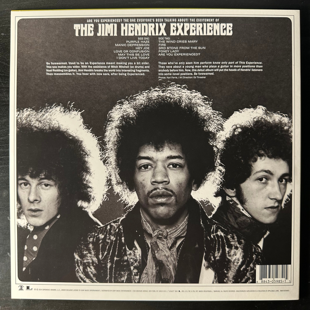 The Jimi Hendrix Experience ‎– Are You Experienced (США 2014г.)