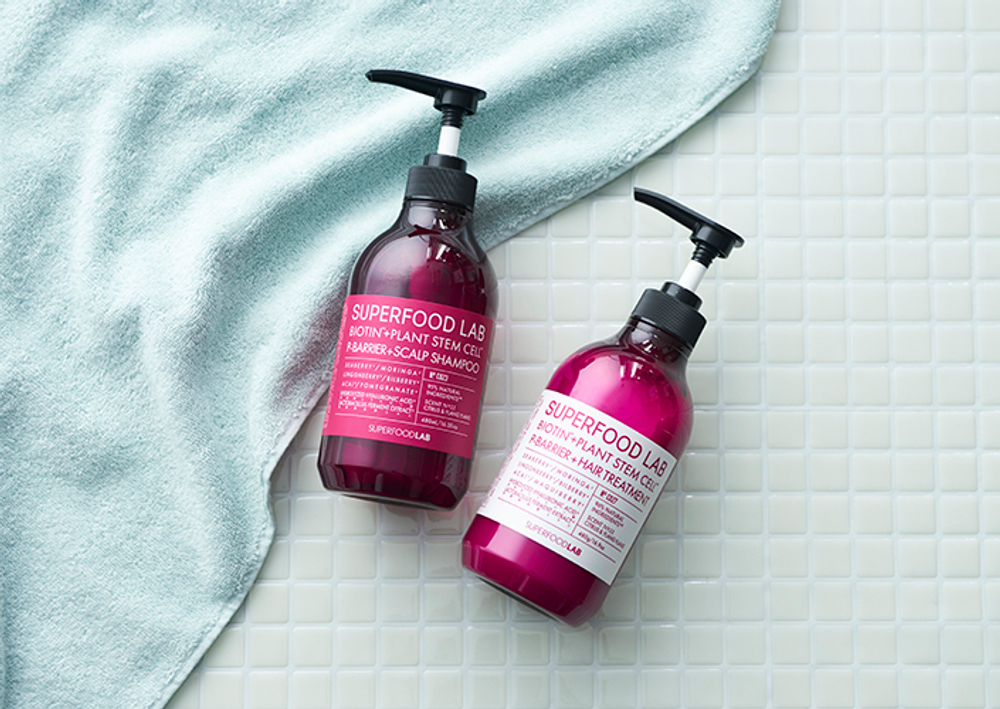 Набор для волос с растительными стволовыми клетками Superfood Lab