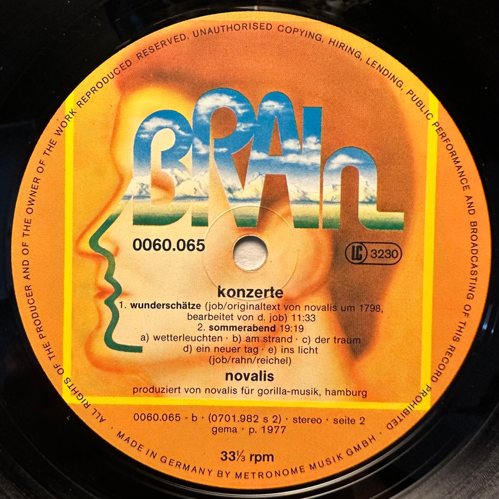 Novalis - Konzerte (Германия 1977г.)