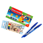 Набор школьно-письменных принадл. "Учись с удовольствием! Кошарики" 27 предм. (Хатбер)