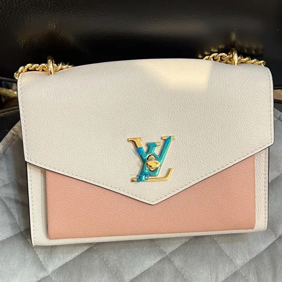 Сумка Louis Vuitton Mylockme Chain светло-розовый