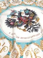 Платок «Императорский дом России» 100% шёлк
