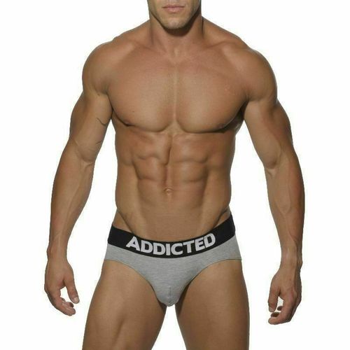 Мужские трусы брифы серые Addicted Essential Mini Brief Grey