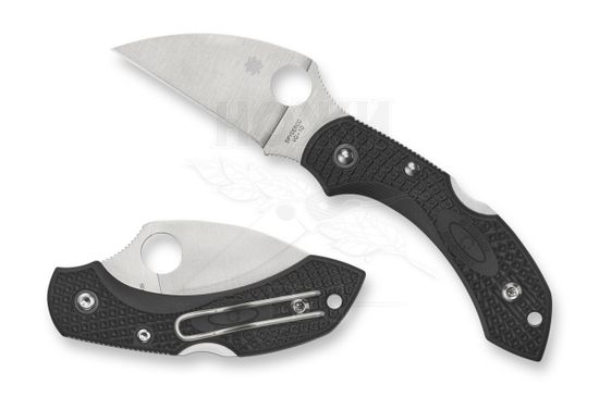 Складной нож Spyderco Dragonfly 2 Warncliffe C28FPWCBK2 c клинком из стали VG-10, рукоять FRN
