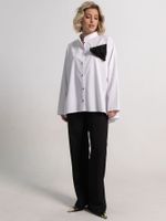 Блуза Луиза (бело-черная) Б15188-39М LT Collection