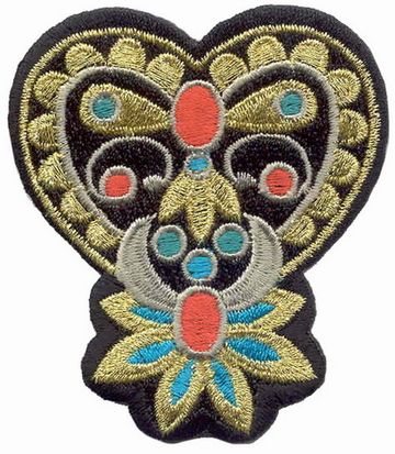 Нашивка Узор - Этническое сердце