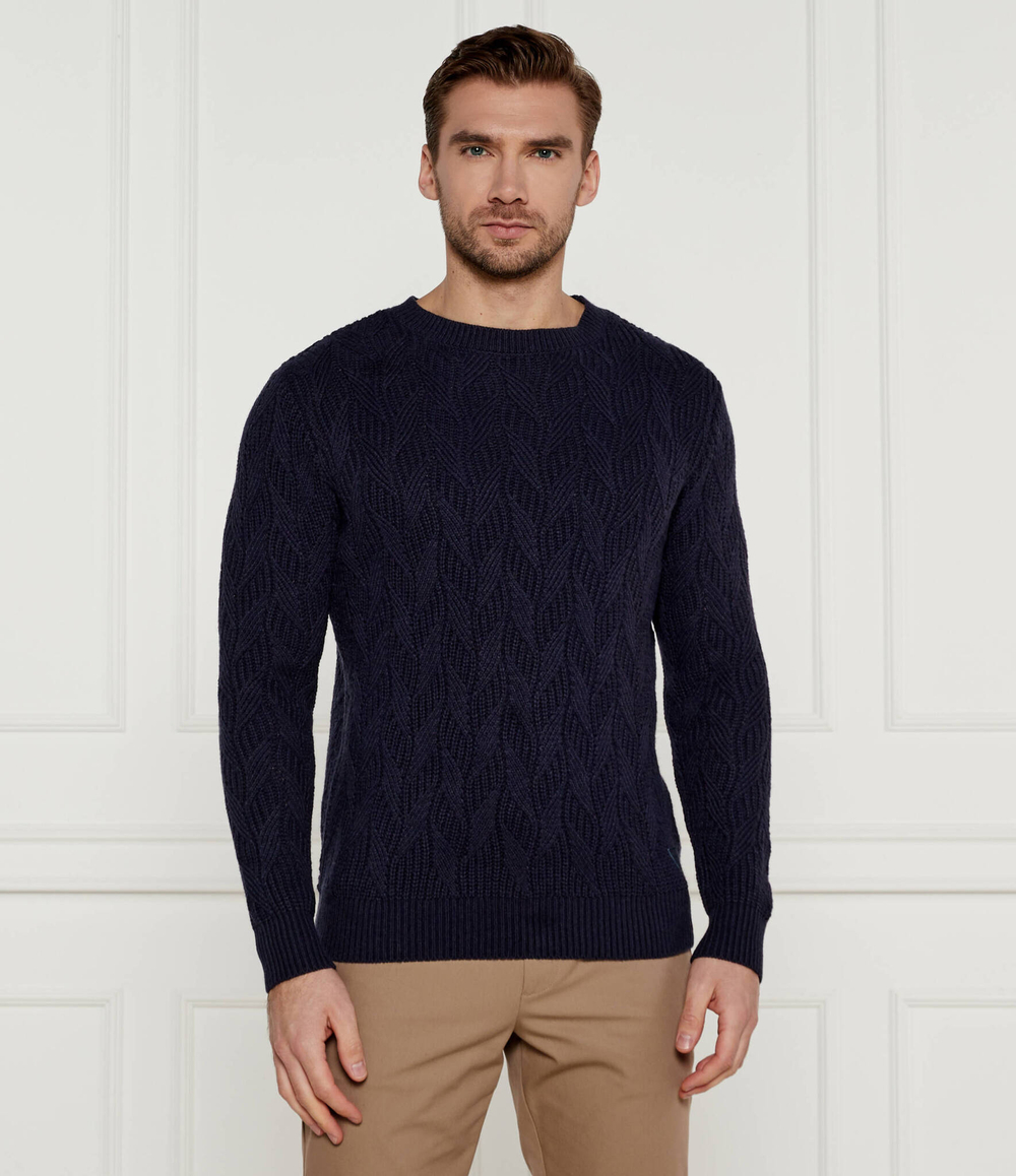 Свитер EVANDER GUESS - темно-синий(M4BR19 Z3HD1)