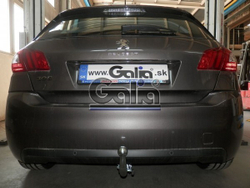Фаркоп оцинкованный Galia C068C для Citroen C4 Picasso, C4 Grand Picasso 2013-, Peugeot 308 хетчбек, универсал 2013-(паспорт и сертификат в комплекте)(без электрики)