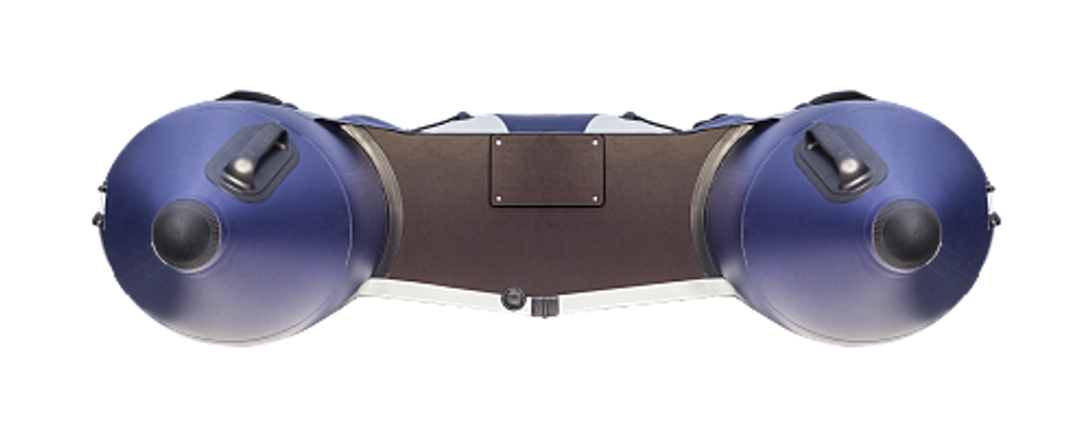 Лодка ПВХ Ривьера Компакт 3600 СК "Комби" светло-серый/синий