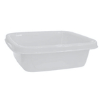 Таз квадратный 10 л Step белый