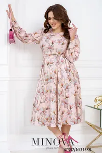 Платье 3168B-пудра Minova