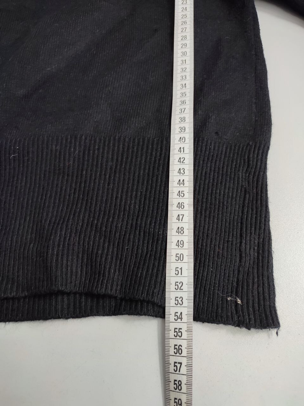 Джемпер базовый черный 48 размер