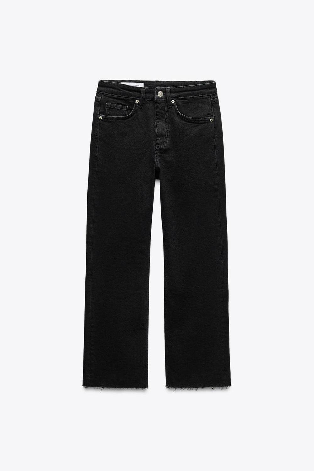 Джинсы trf cropped flare с высокой посадкой