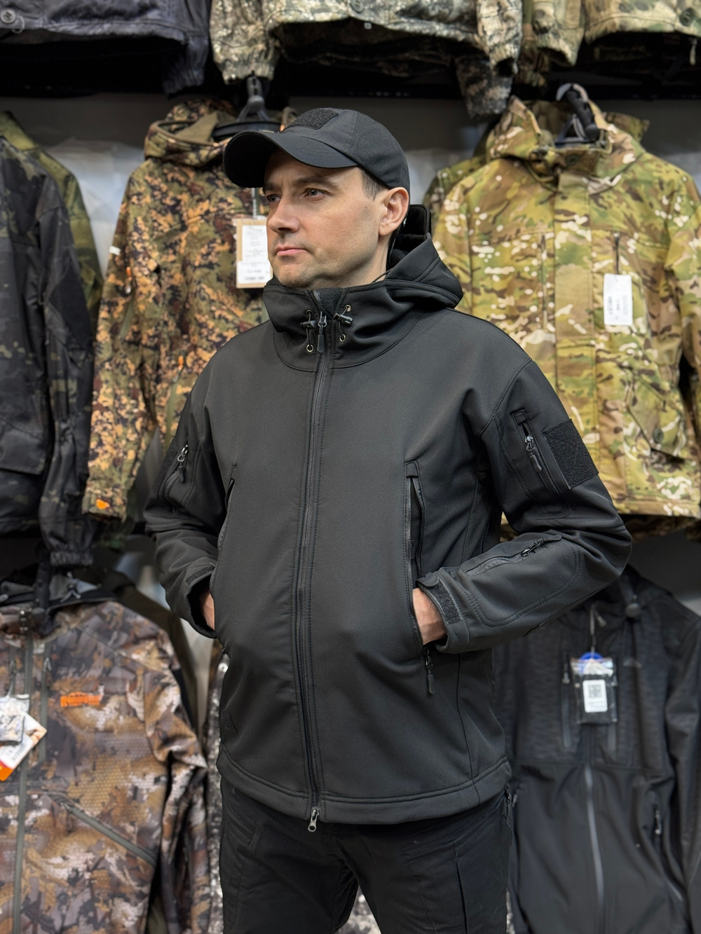 Куртка софтшелл Черный