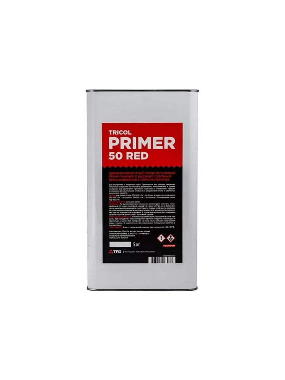 Грунтовка под клей TRICOL Primer 50 Red красный 5кг