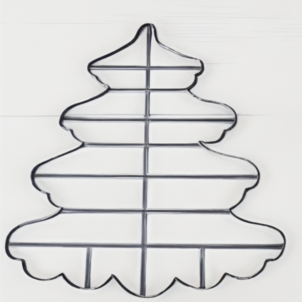 Вырубка для торта новогодняя "Ёлка" 27см