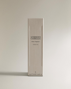 Zara Home Аромадиффузор Luminous Camellia 190 мл, тростниковые палочки микадо, аромат цветочный, Розовый