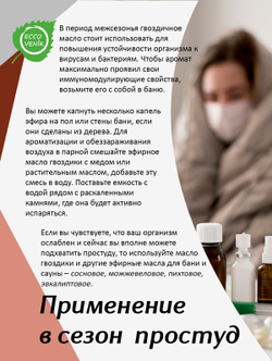 Гвоздика Эфирное масло 100% натуральный состав 15 мл