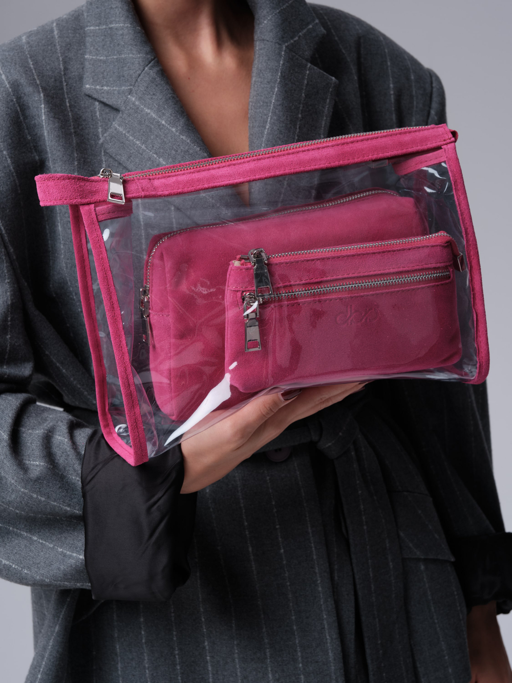 Набор косметичек DBR 15-89 розовый тюльпан