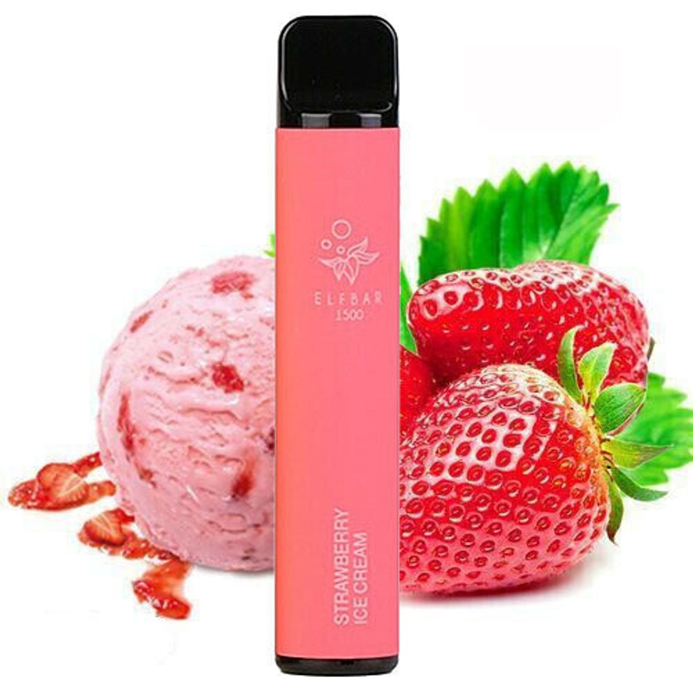 Elf Bar 1500 - Strawberry Ice Cream (5% nic)