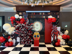 Фотозона пайетка черная/шдм №4681