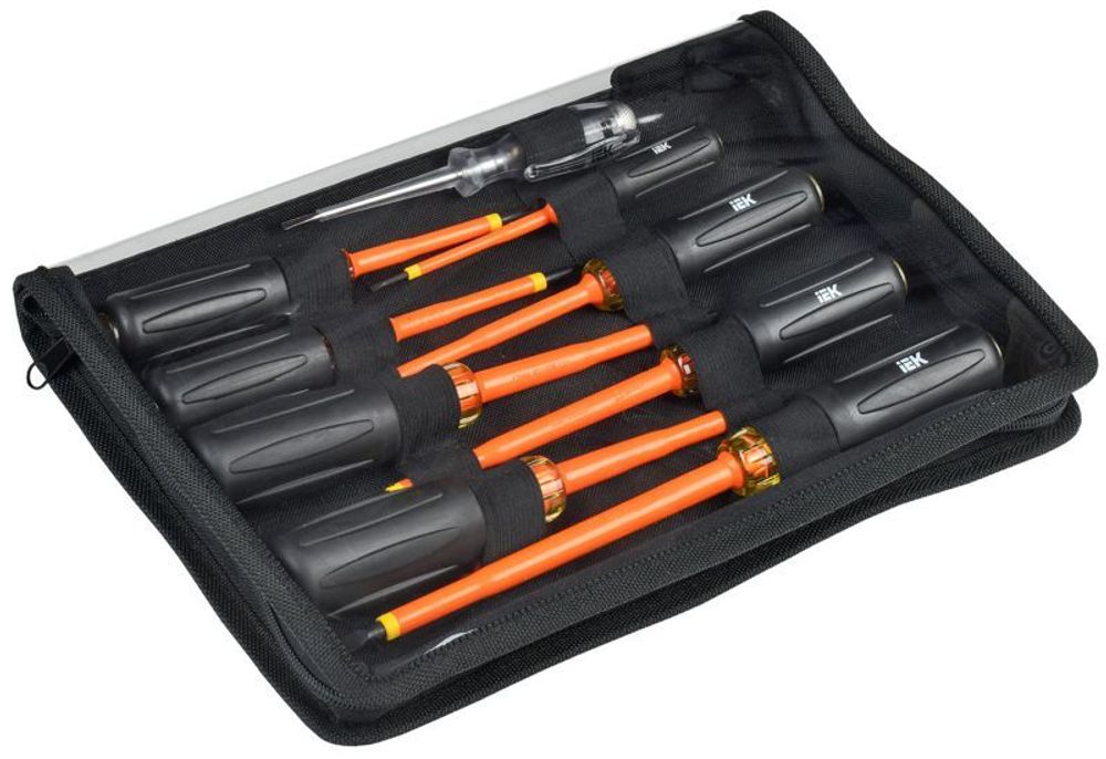 Набор отверток диэлектрических Т3 9шт ARMA2L 5 IEK A2L5-NS30-T3-09 Набор отверток диэлектрических Т3 9шт ARMA2L 5 IEK A2L5-NS30-T3-09