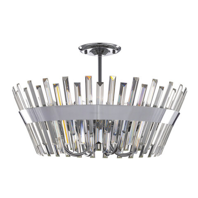 Citilux Вестерос CL307180 Люстра хрустальная потолочная Хром