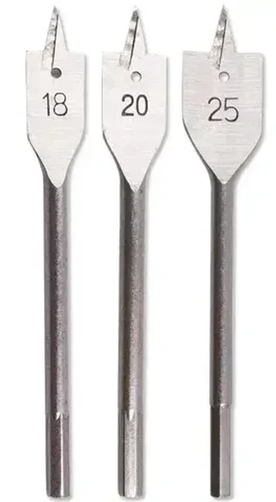 Сверла по дереву, набор перьевых сверл, перо по дереву, 6 шт, 10-25 мм