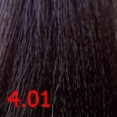 Перманентный краситель для волос №4.01 натурально-пепельный каштан KAARAL BACO Color Collection, 100 мл