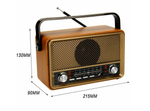 Радиоприемник в стиле ретро с Mp3 плеером и Bluetooth MD-511BT