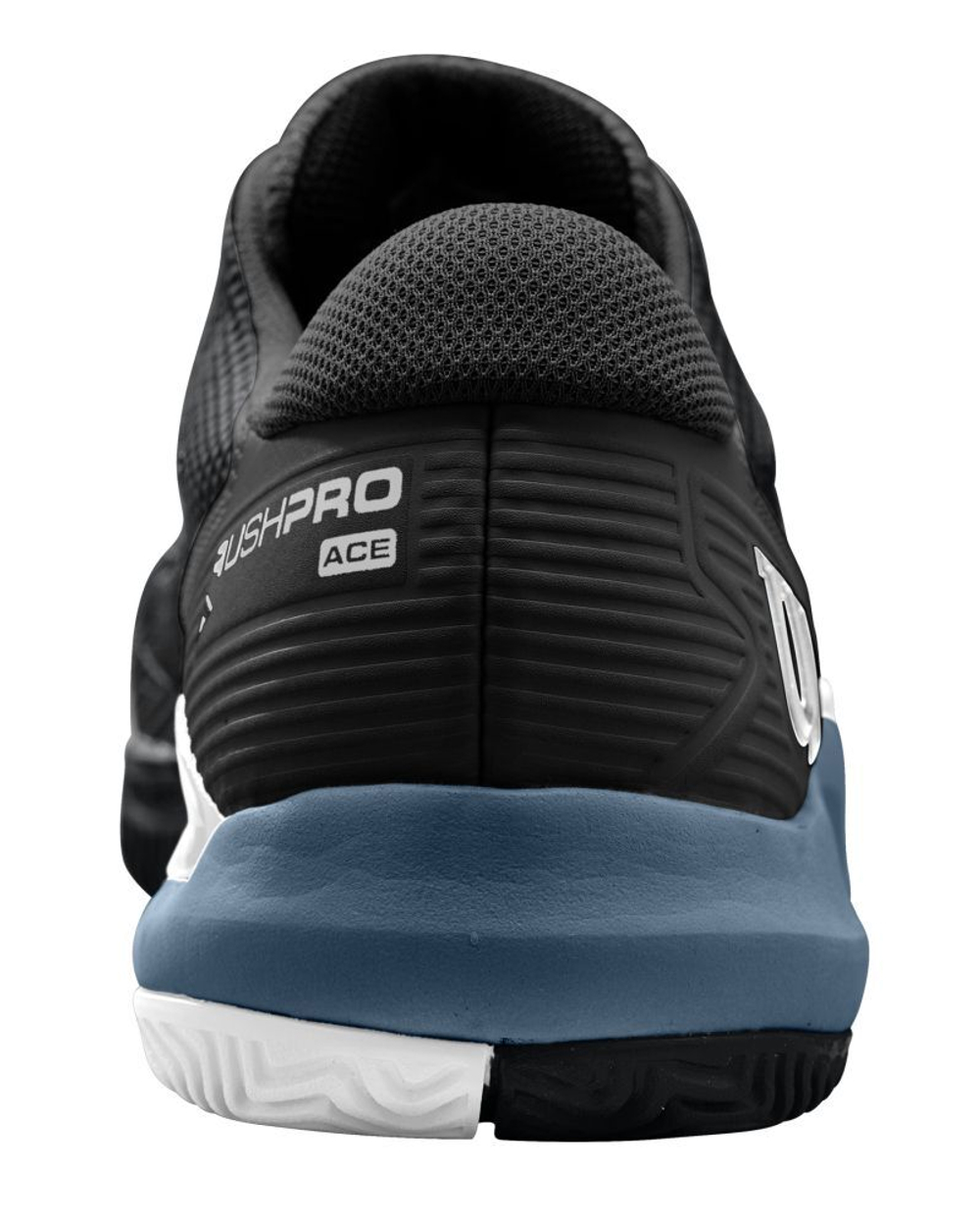 Мужские кроссовки теннисные Wilson Rush Pro Ace - black/china blue/white