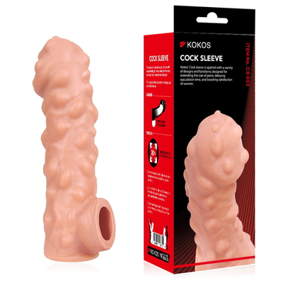 Насадка Cock Sleeve Large телесная TPE KOKOS CS-003-L