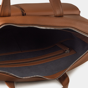 Сумка для ноутбука и документов Bocage Business из кожи теленка, цвета карамель