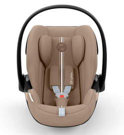 Коляска Cybex Priam IV Matt Black complete и автокресло Cloud G i-Size Almond Beige Plus 3 в 1 Cozy Beige