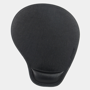 Коврик для мышки Elephant из натуральной кожи теленка, черного цвета
