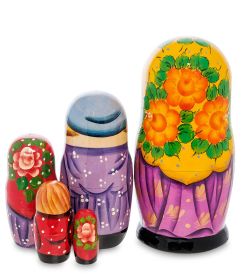 Народные промыслы МР-67/ 1-B Матрешка 5м «Семейка»