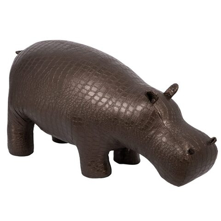 Банкетка Пуф Бегемот Коричневый малый