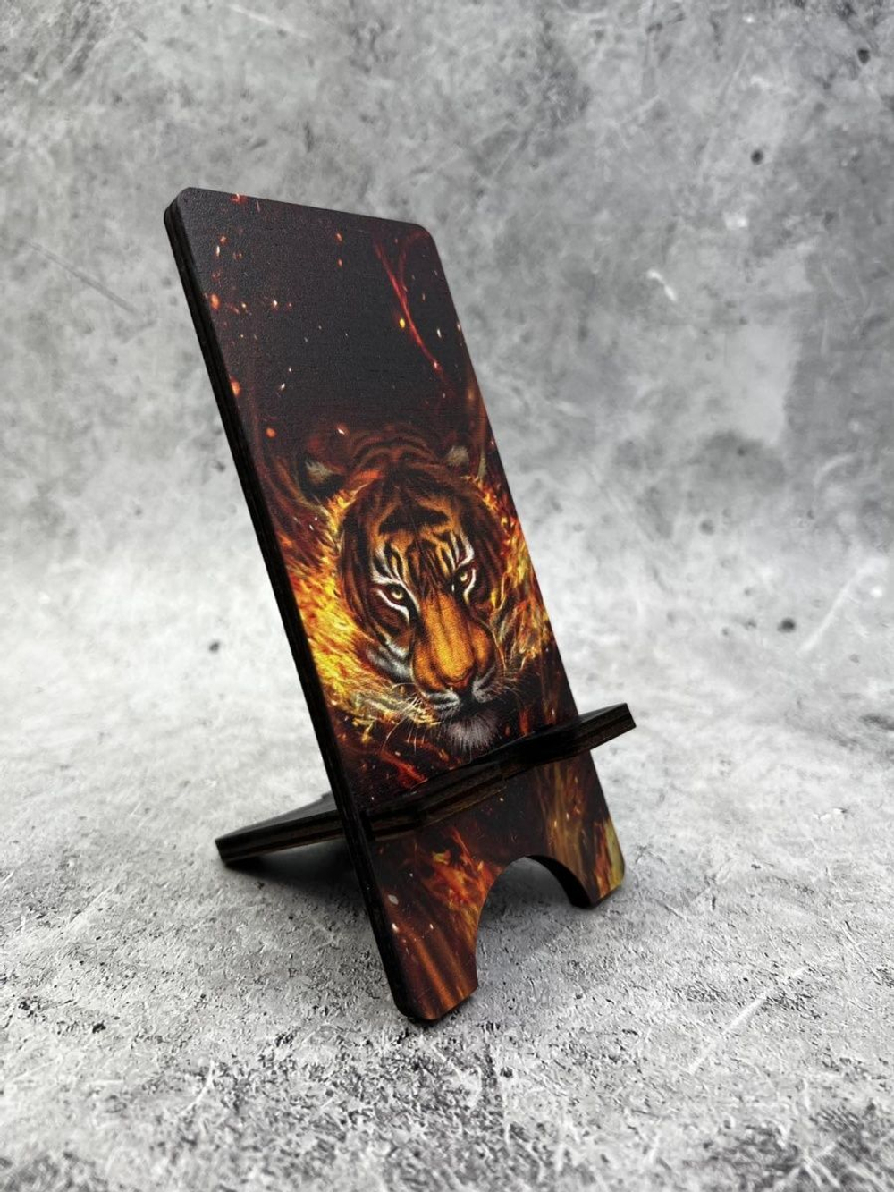 Подставка для телефона деревянная