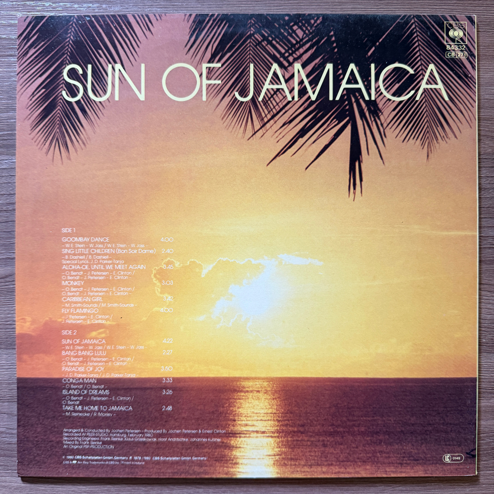 Goombay Dance Band ‎– Sun Of Jamaica (Голландия 1980г.) Т