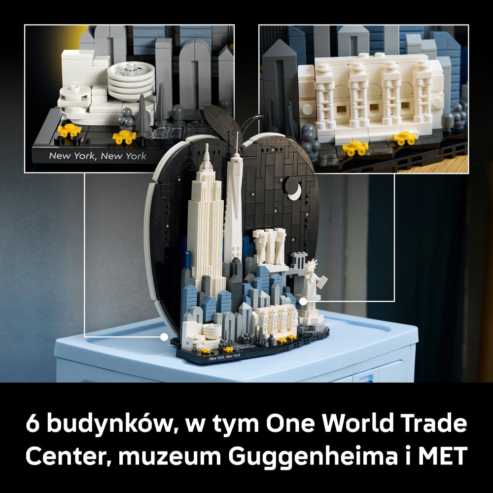 Конструктор LEGO Architecture 21066 Нью-Йорк — Большое Яблоко — фото 6