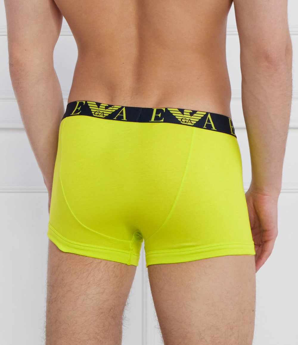 Трусики-боксеры 3шт. Emporio Armani - лимонный(111357 3F715)